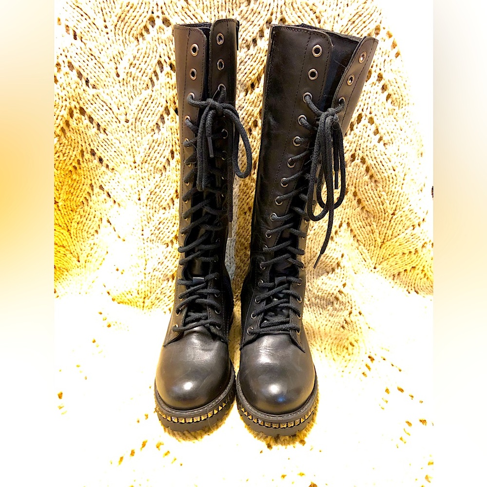 Steve Madden ‘Lakewood’ knee high studded boot